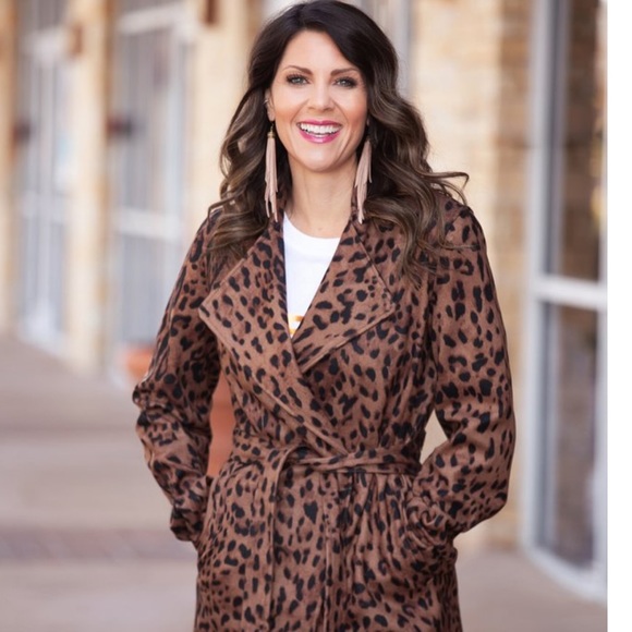 DEAR JOHN DENIM | Leopard Trench Coat - Picture 9 of 10